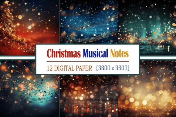 Christmas Musical Notes: A Festive Design Asset for the Season