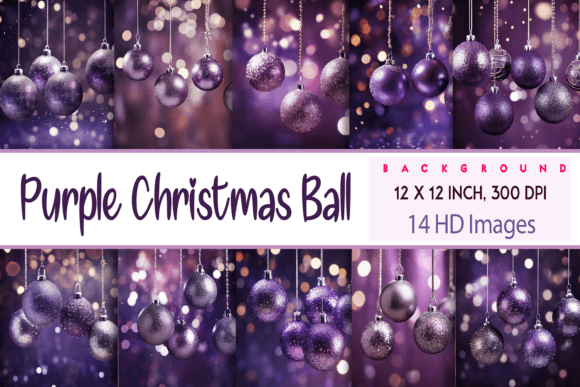 Elevate Your Holiday Aesthetic with Purple Christmas Ball