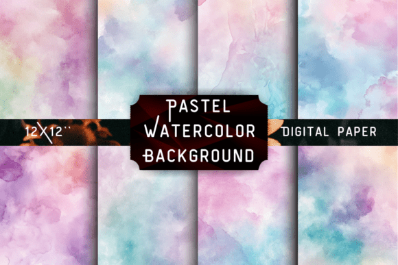 Exploring the Soft Elegance of Pastel Watercolor Backgrounds