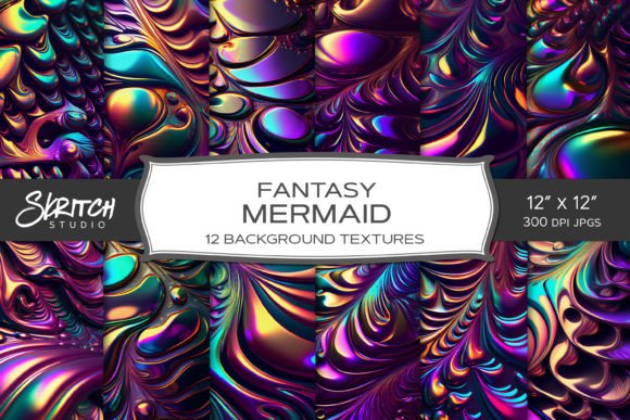 Infuse Your Designs with Ethereal Charm Using Fantasy Mermaid Backgrounds