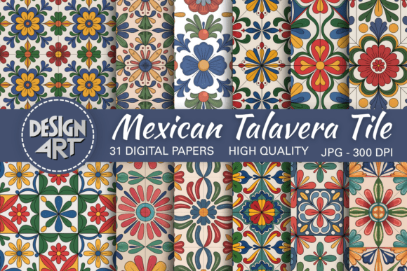 Mexican Talavera Tile Background: A Designer's Guide to Cultural Authenticity