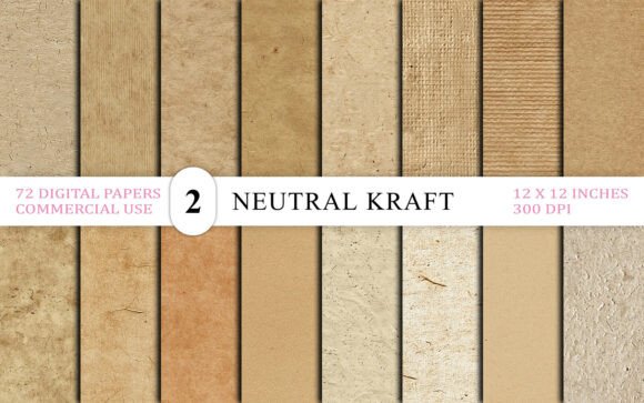 Neutral Brown Kraft Paper Texture: A Designer's Earthy Toolkit