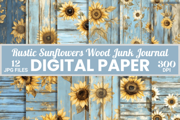Rustic Sunflowers Wood Junk Journal: Your 2025 Design Blueprint