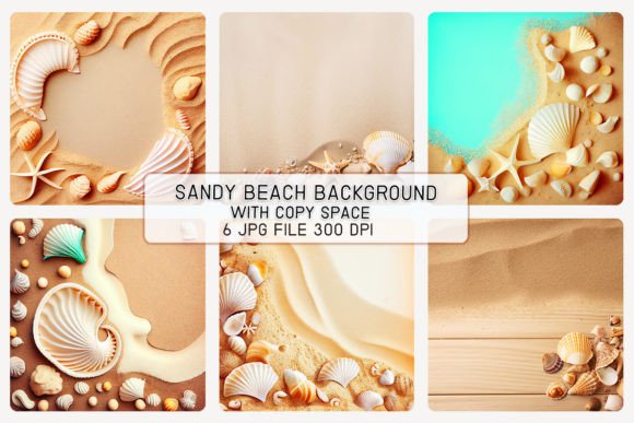Unlocking Creativity: The Sandy Beach Background with Copy Space Bundle